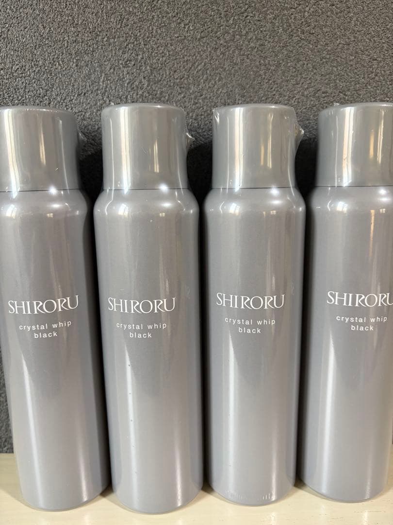 SHIRORU クリスタルホイップ ブラック 4本セット