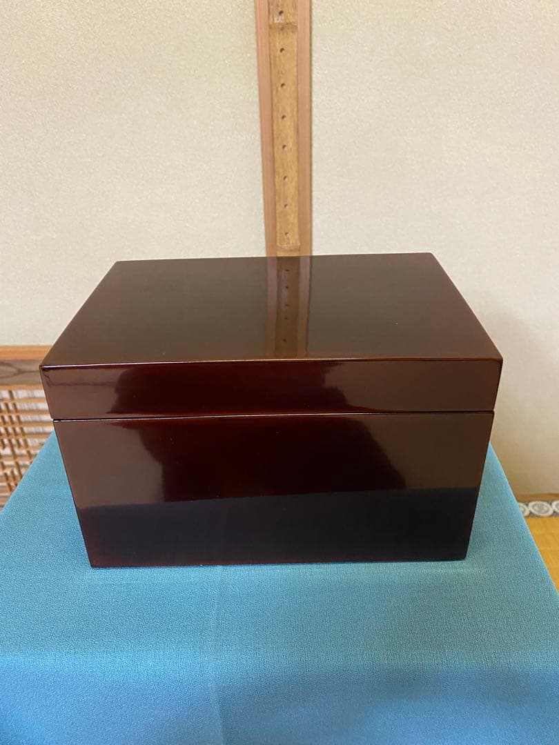 茶道具/茶箱　女桑　塗り