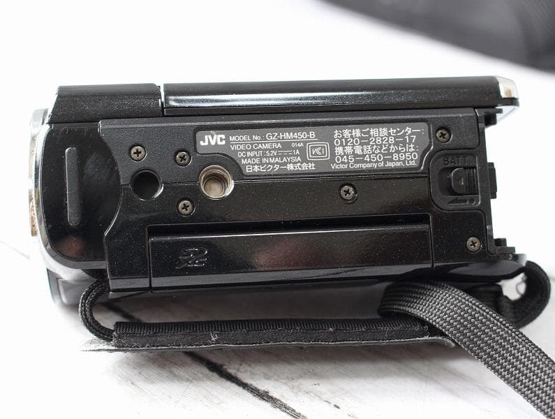 JVC ハイビジョンメモリームービー GZ-HM450-B