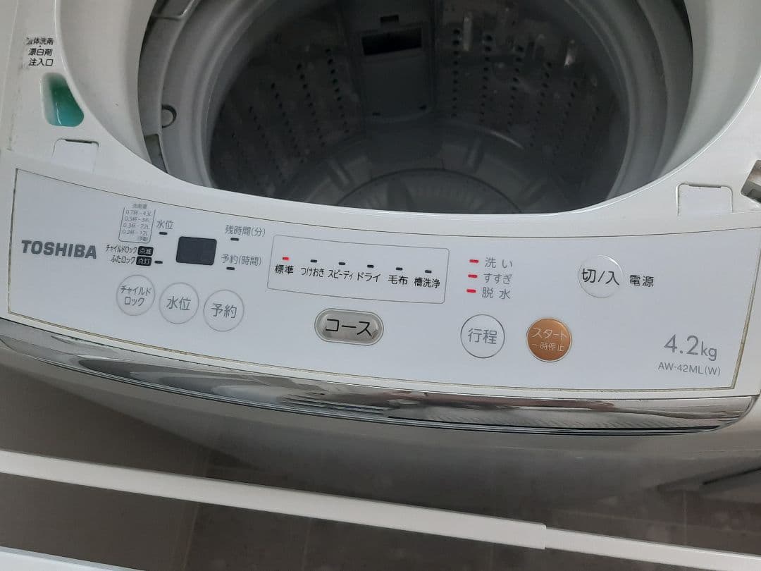 東芝 洗濯機 AW_42ML(W)