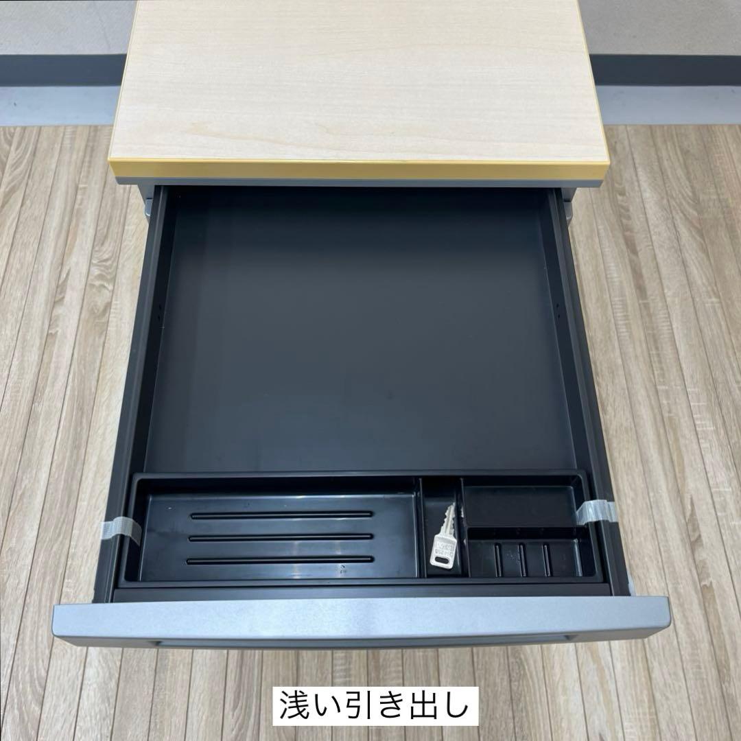 オカムラ 3段 サイドデスク★事務機器 たのメル便利用★メインデスクは要相談