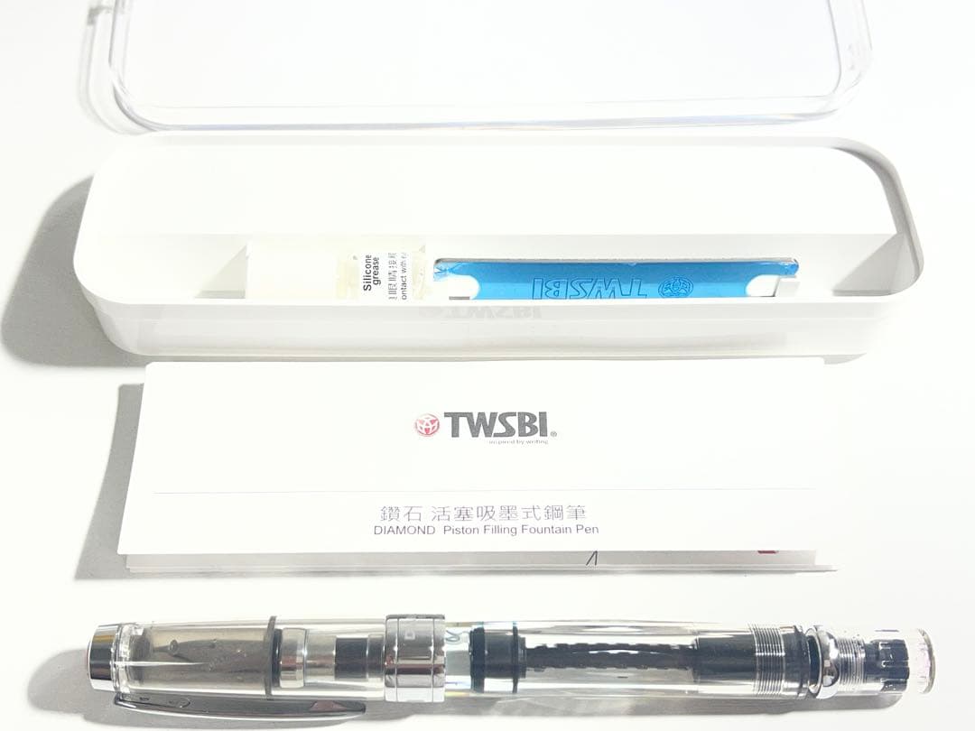 ツイスビー 万年筆 ダイヤモンド５８０ クリア M TWSBI