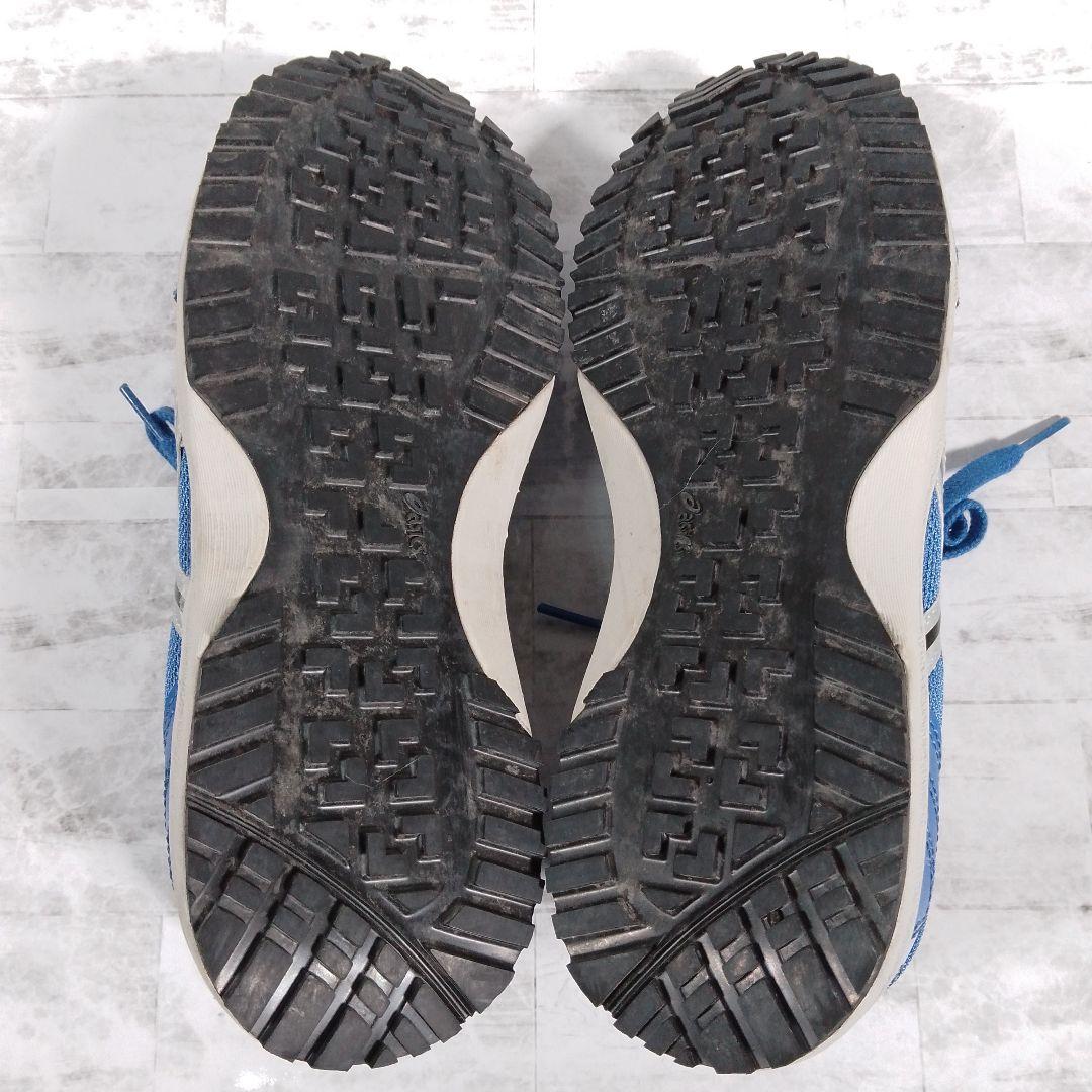 美品✨️asics　アシックス 【25】安全靴 メッシュ レザー 衝撃吸収