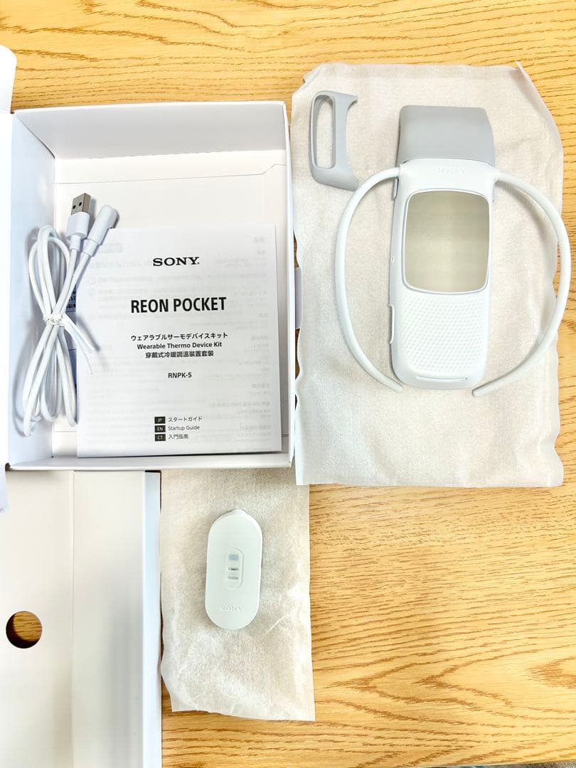 ソニーREON POCET5 ウェアブル　サーモデバイス　センシングキット