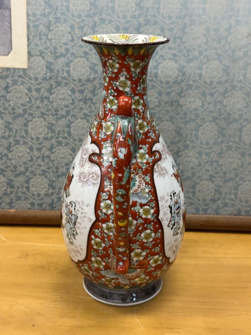 九谷燒酒壺 置物 茶道具 京燒