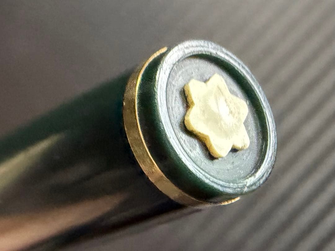 モンブラン No.121 万年筆 グリーン18K EF 極細字