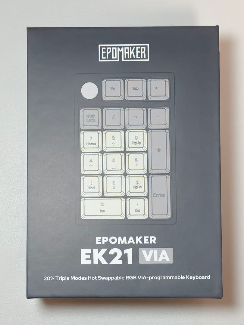 EPOMAKER EK21 テンキー VIA Wisteria ガスケット