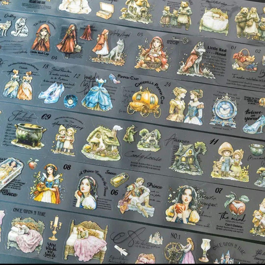 値下げ　コラージュ　PETテープ　テープシール10種類