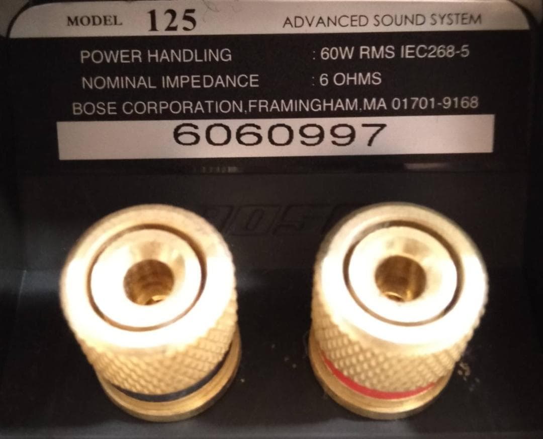 【美品】Bose スピーカーシステム model125