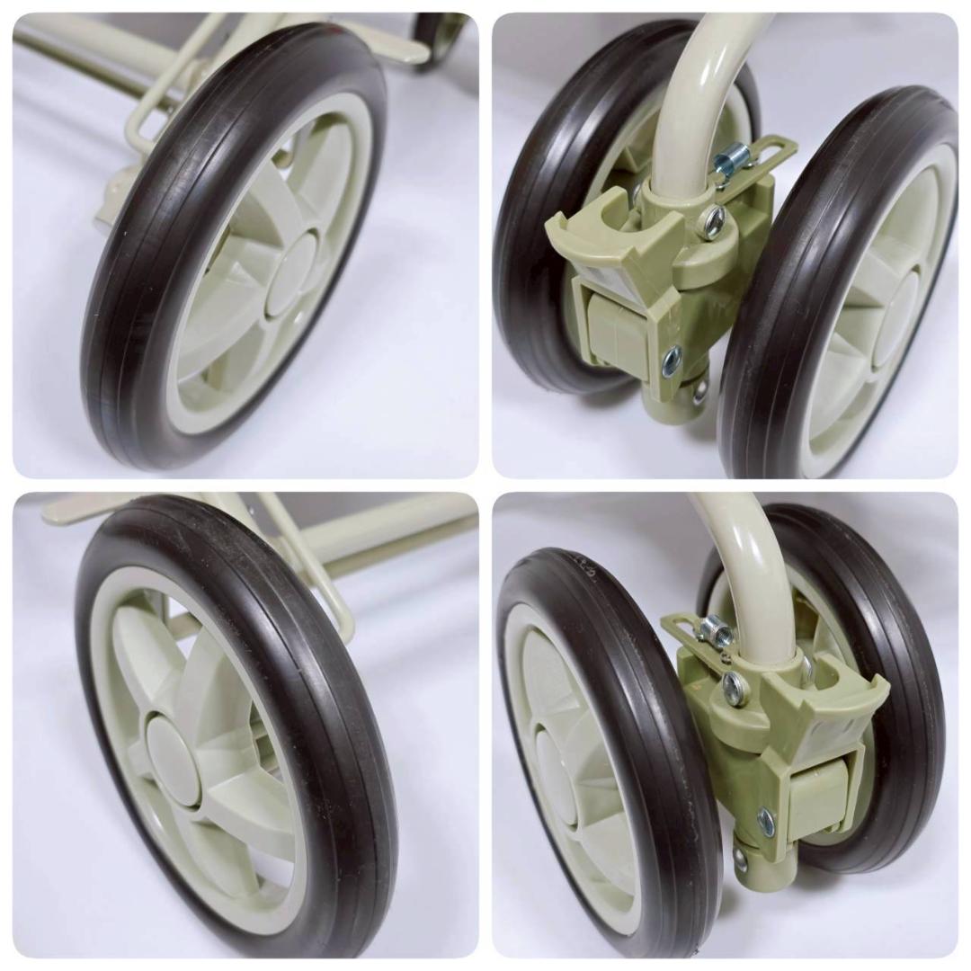 【美品】島製作所 シルバーカー マーチS 心花 BK