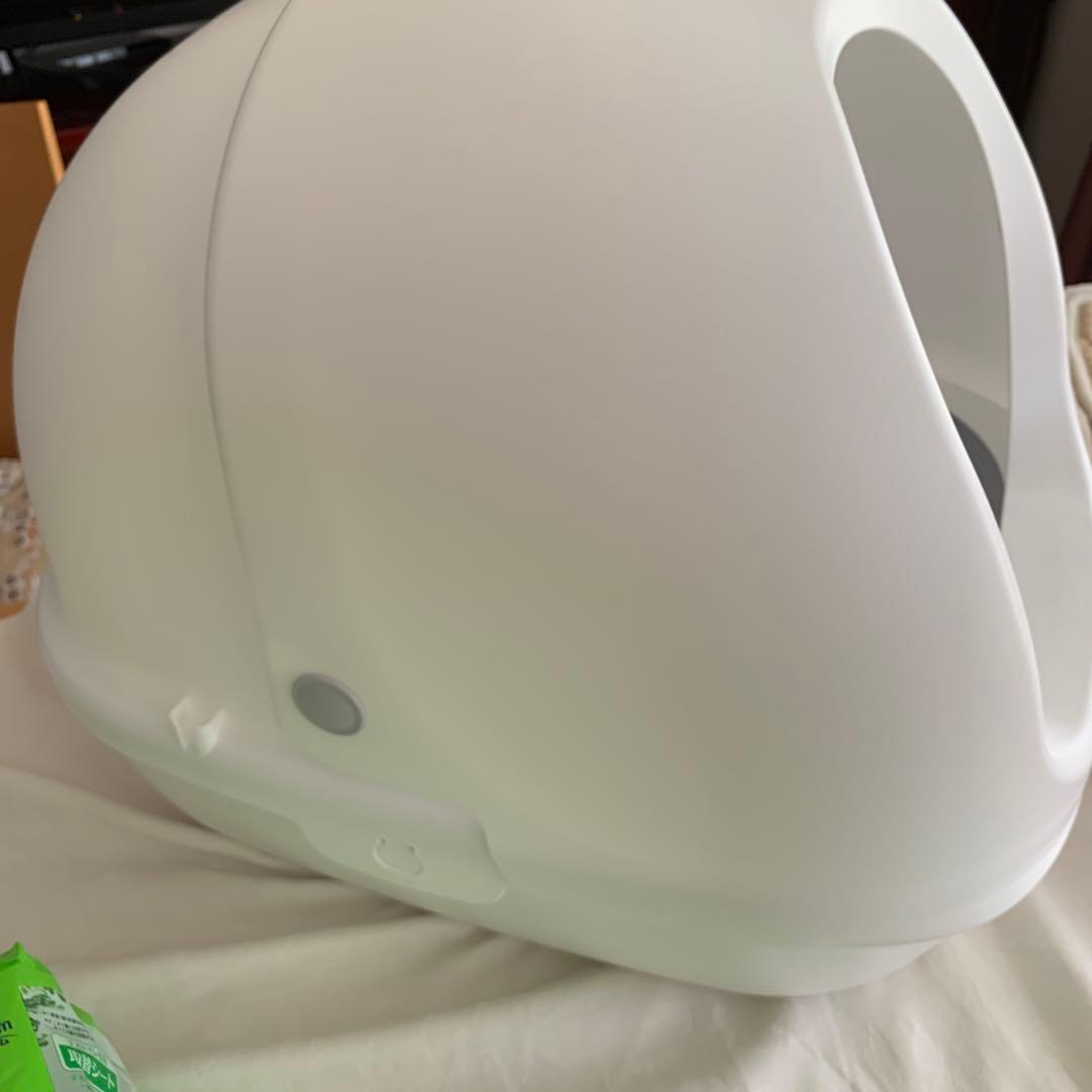 ユニチャーム猫デオトイレフード付きセット 消臭抗菌サンド4ℓシート42枚とベッド