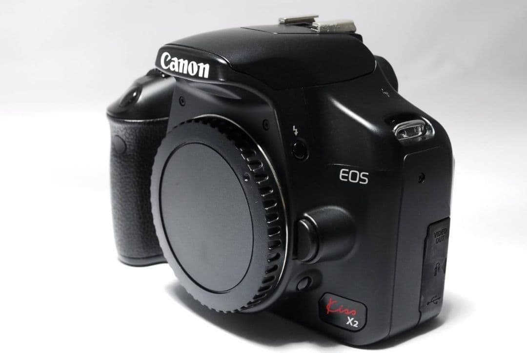 【決算セール】一眼デビューCanon Kiss X2 すぐ始められる 簡単操作