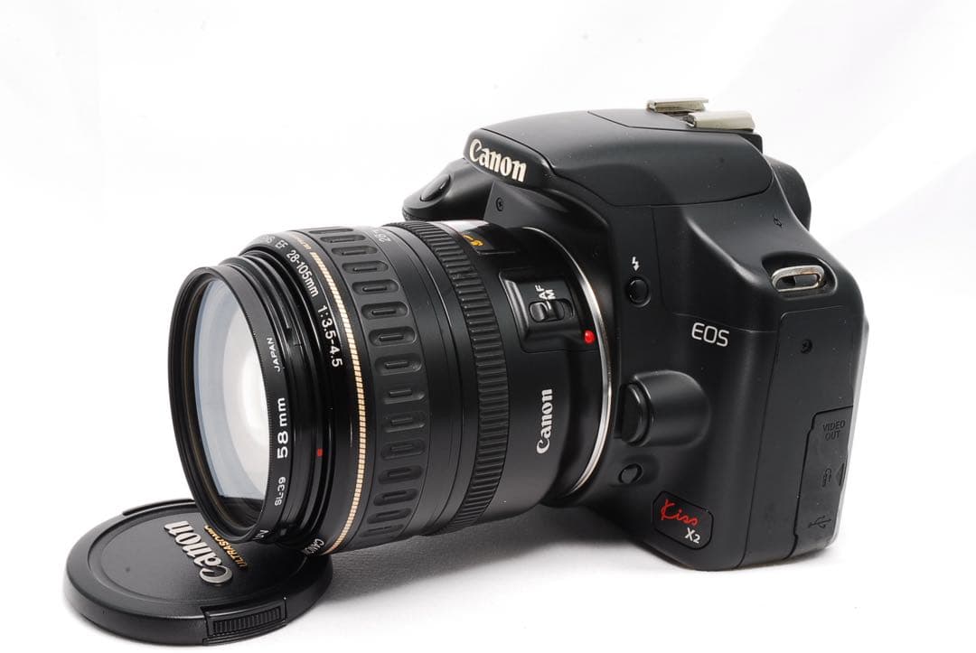初心者❤️Canon EOS kiss X2 キャノン❤️一眼レフスターターセット
