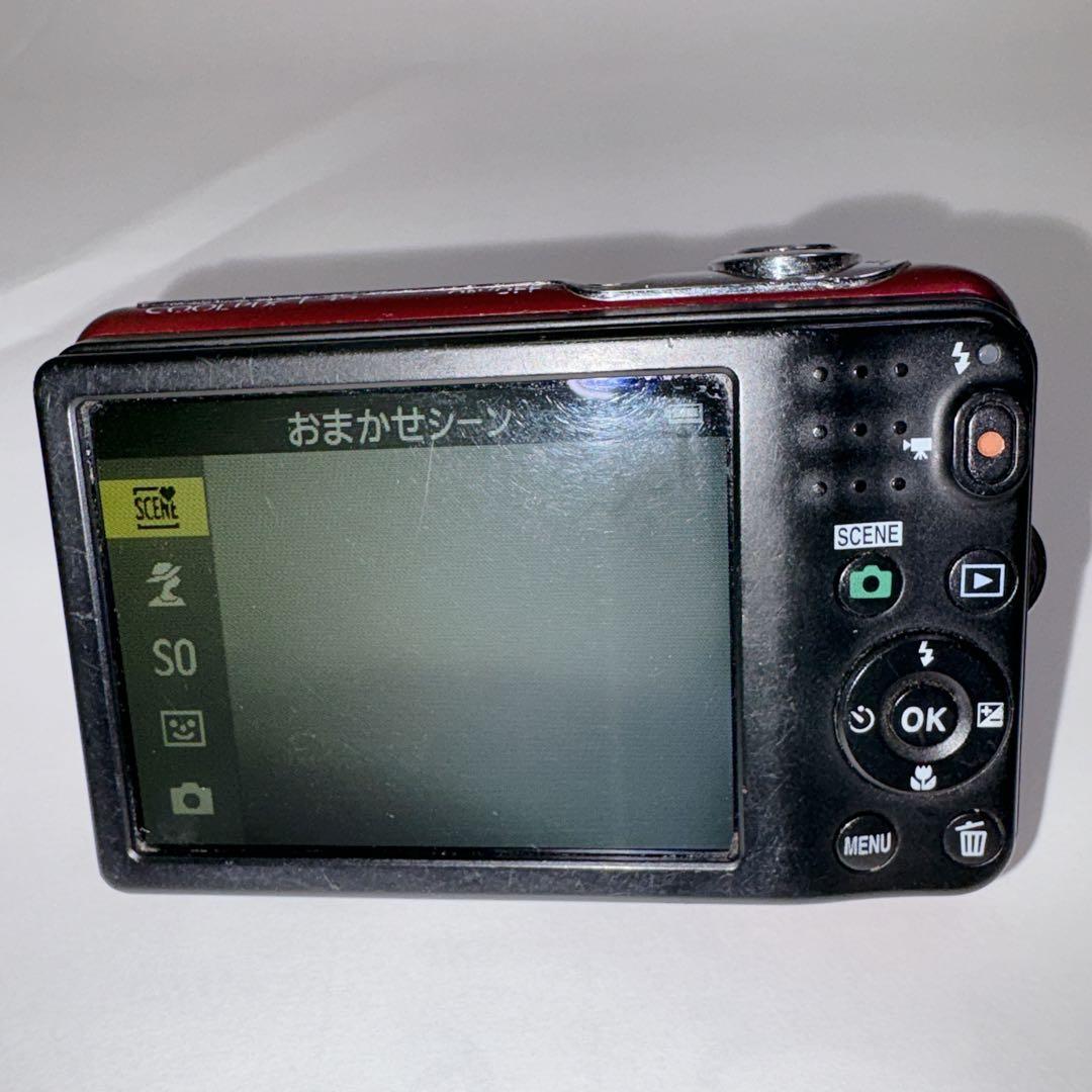 Nikon COOLPIX L32 レッド コンパクトデジタルカメラ 単三電池