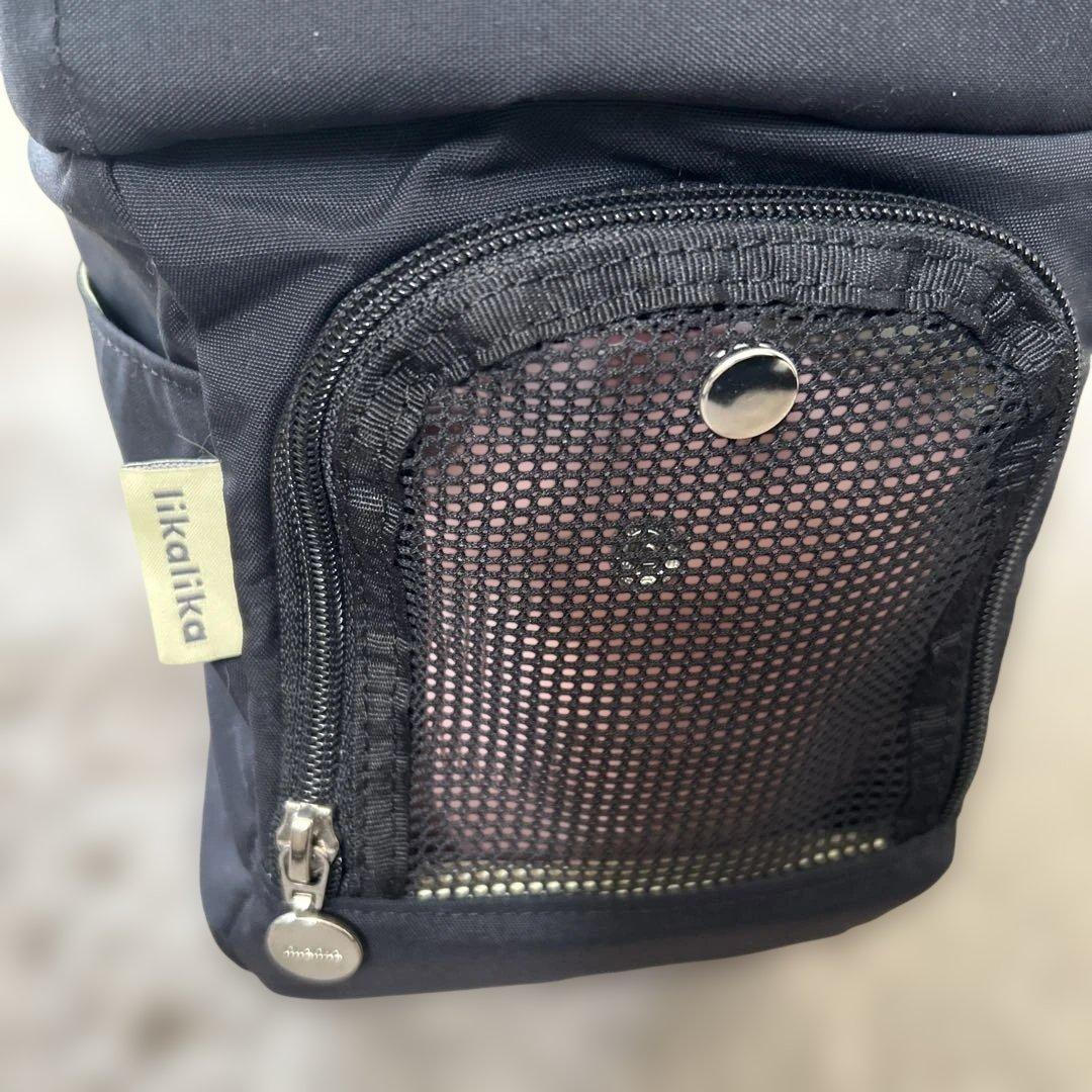 犬用おしゃれスリングバッグ美品　韓国人気リカリカ キャリーバッグ