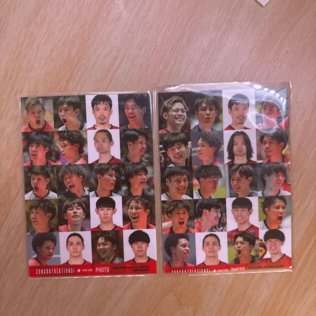 バレーボール男子日本代表 龍神NIPPON トレカ 髙橋藍 生写真カード セット