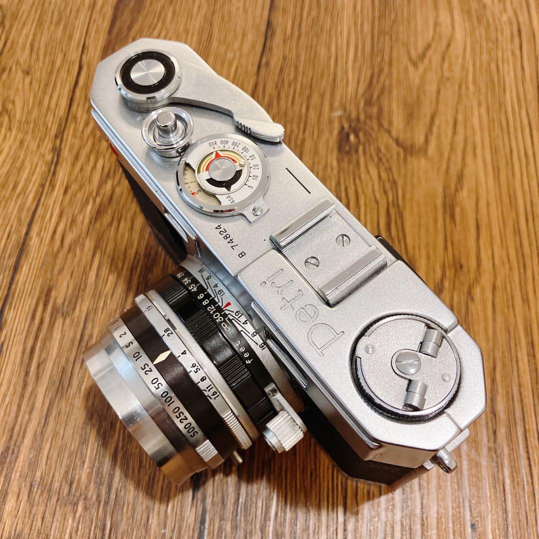 【完動品】PETRI ペトリ 1.9 レンジファインダーカメラ ケース付き
