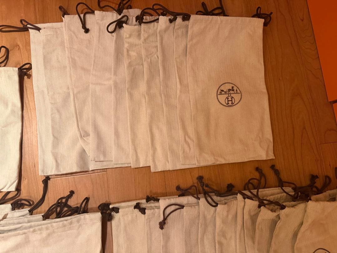 エルメス　ロゴ入り　用袋セット