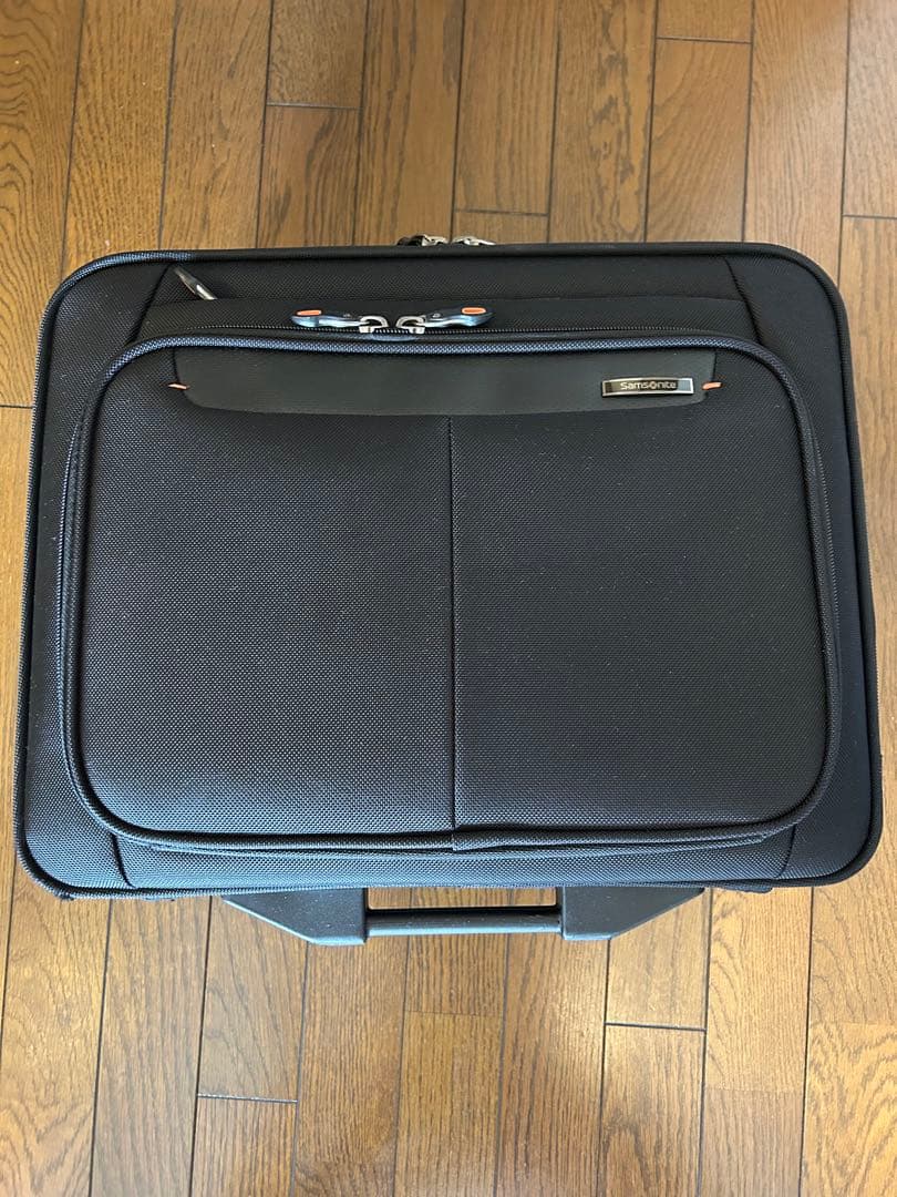 【美品】Samsonite　サムソナイト キャスター付ビジネスバッグ機内持持込可