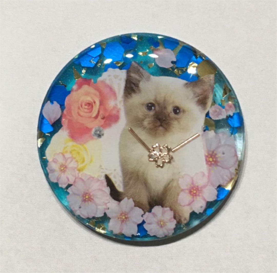 レジンヘアゴム・新作シャム猫ちゃん