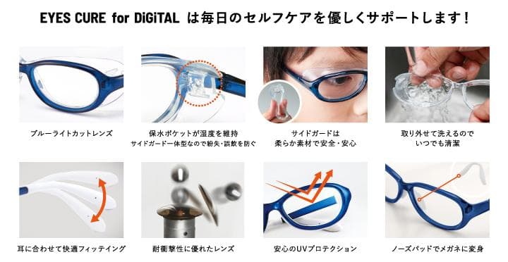 EYES CURE 花粉症 ドライアイ 症状緩和と予防に EC-608-BR