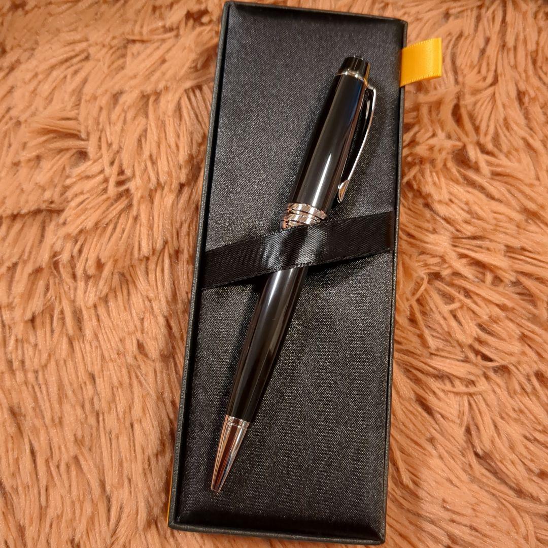 【お値下中・新品】CROSSブラックボールペン NAT0452-7　専用BOX付
