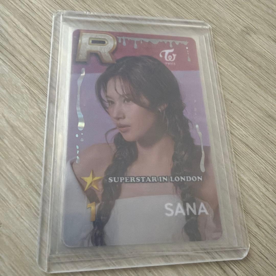 TWICE ssjyp ロンドン トレカ サナ