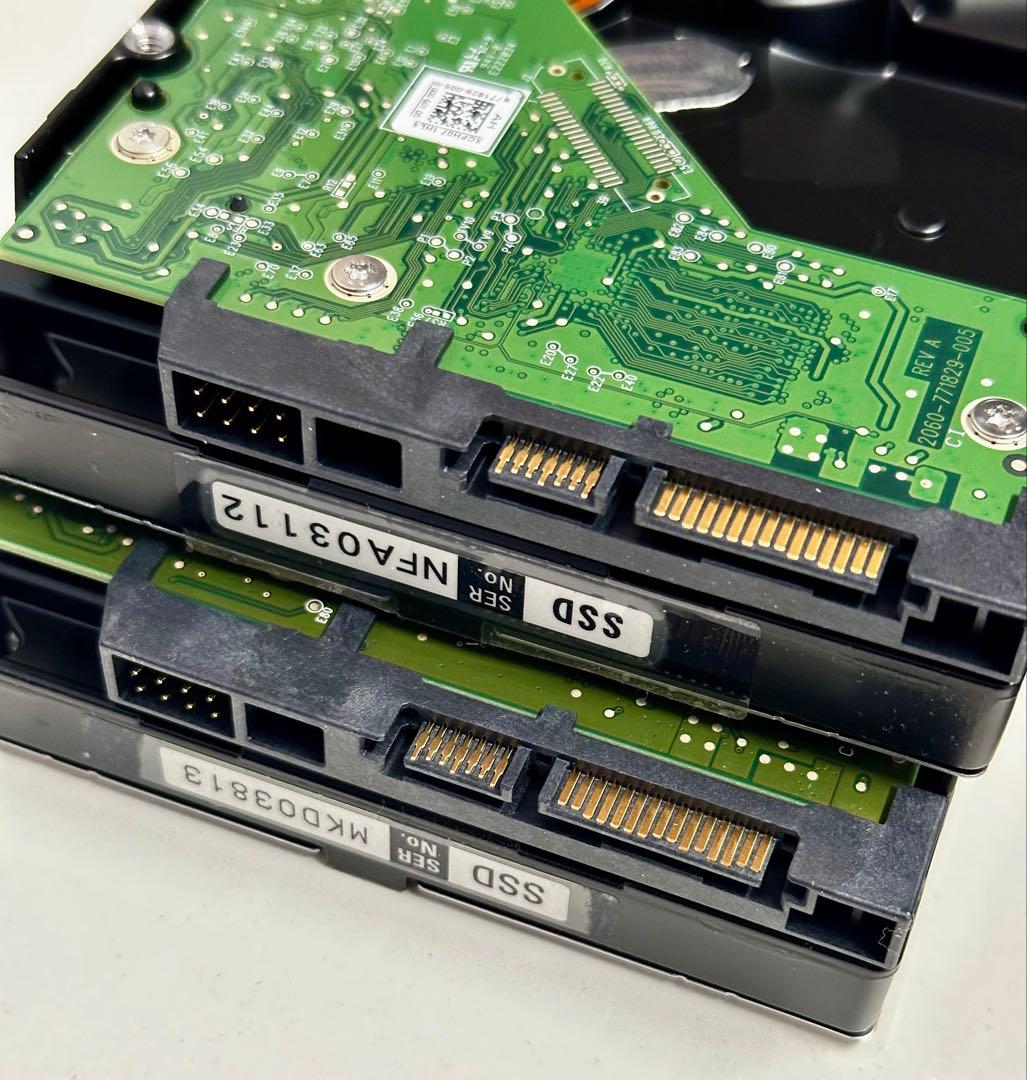 WD Blue 1TB HDD WD10EZEX 4台セット 正常動作品
