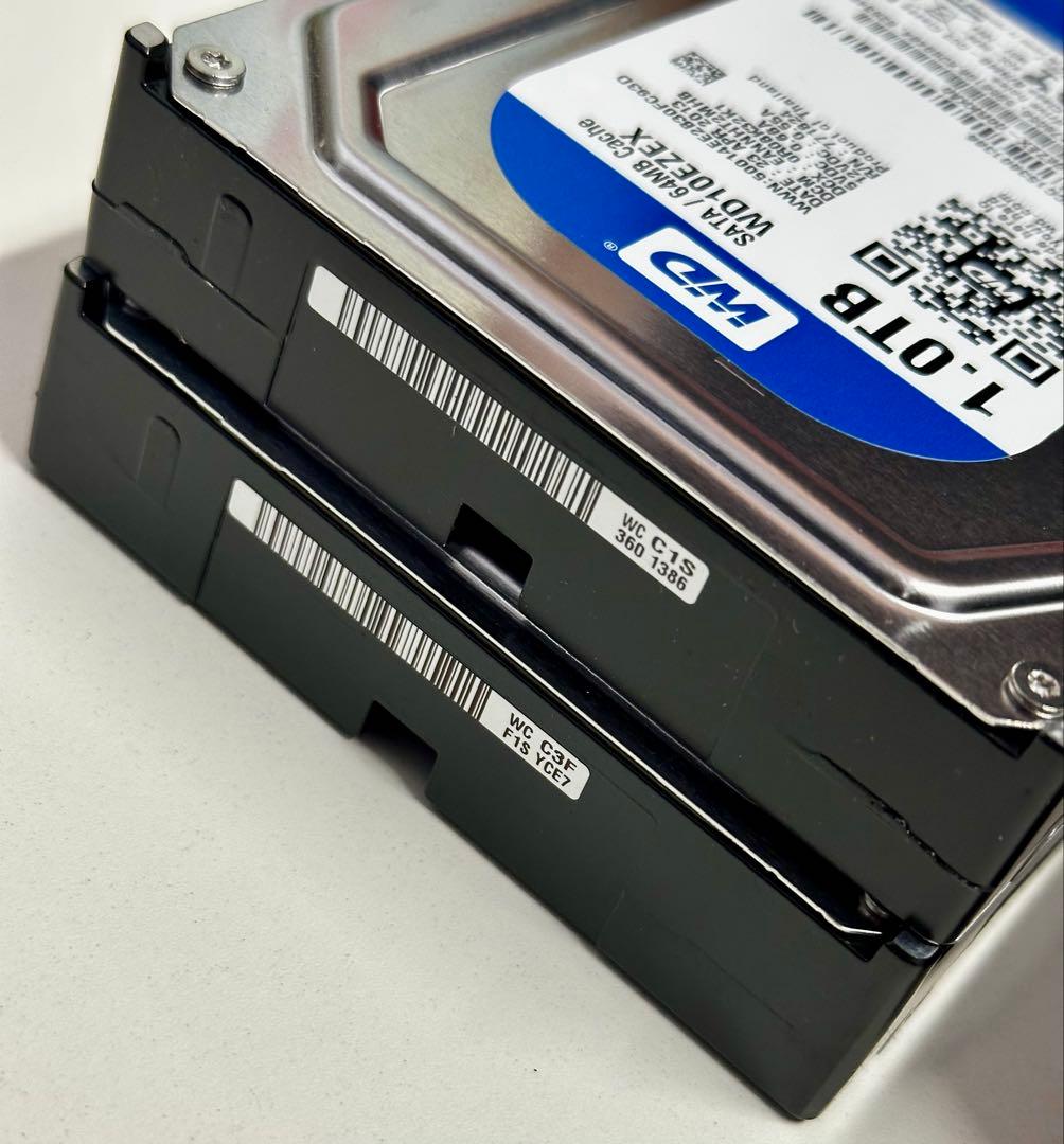 WD Blue 1TB HDD WD10EZEX 4台セット 正常動作品
