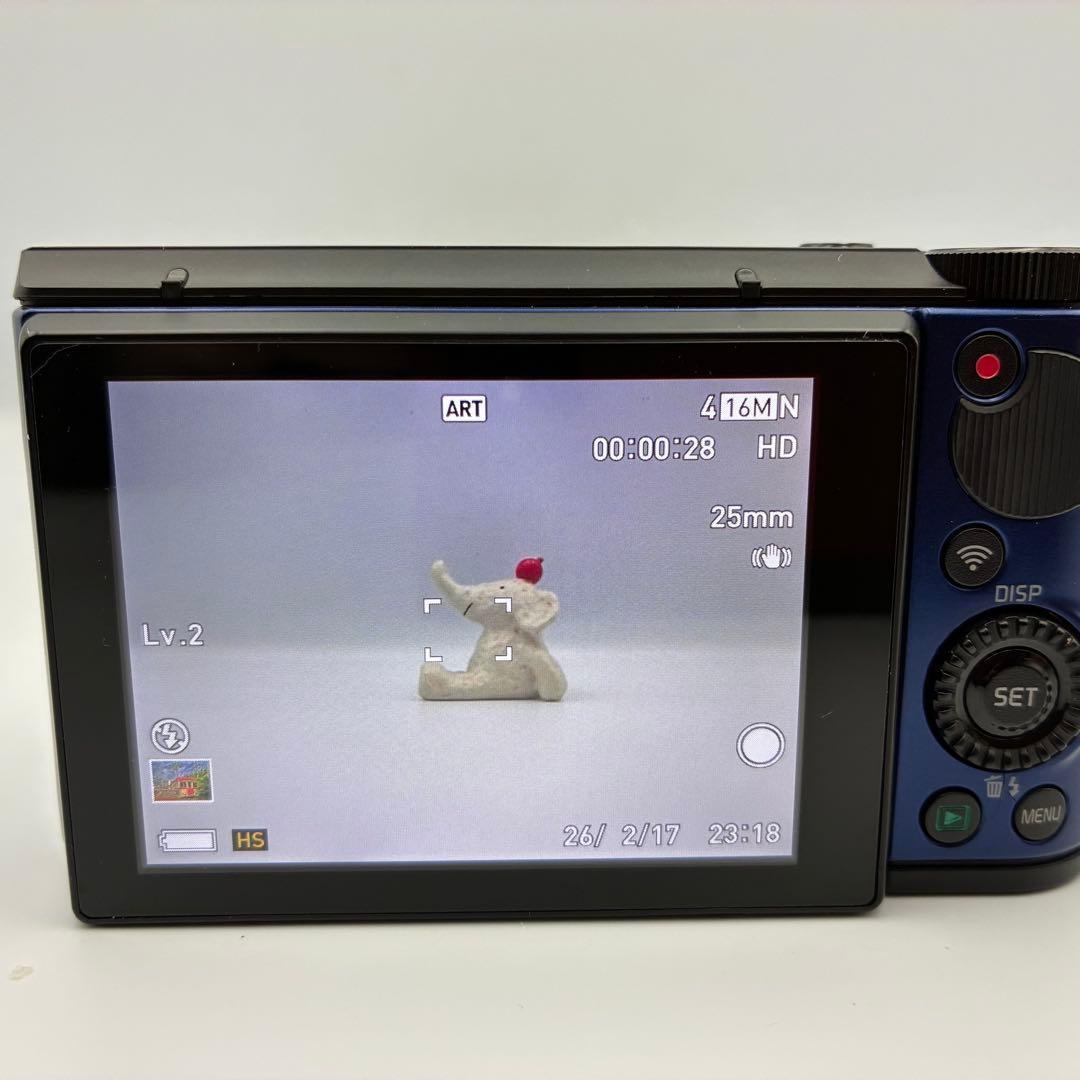 美品★ CASIO EXILIM EX-ZR1600 ブルー デジタルカメラ