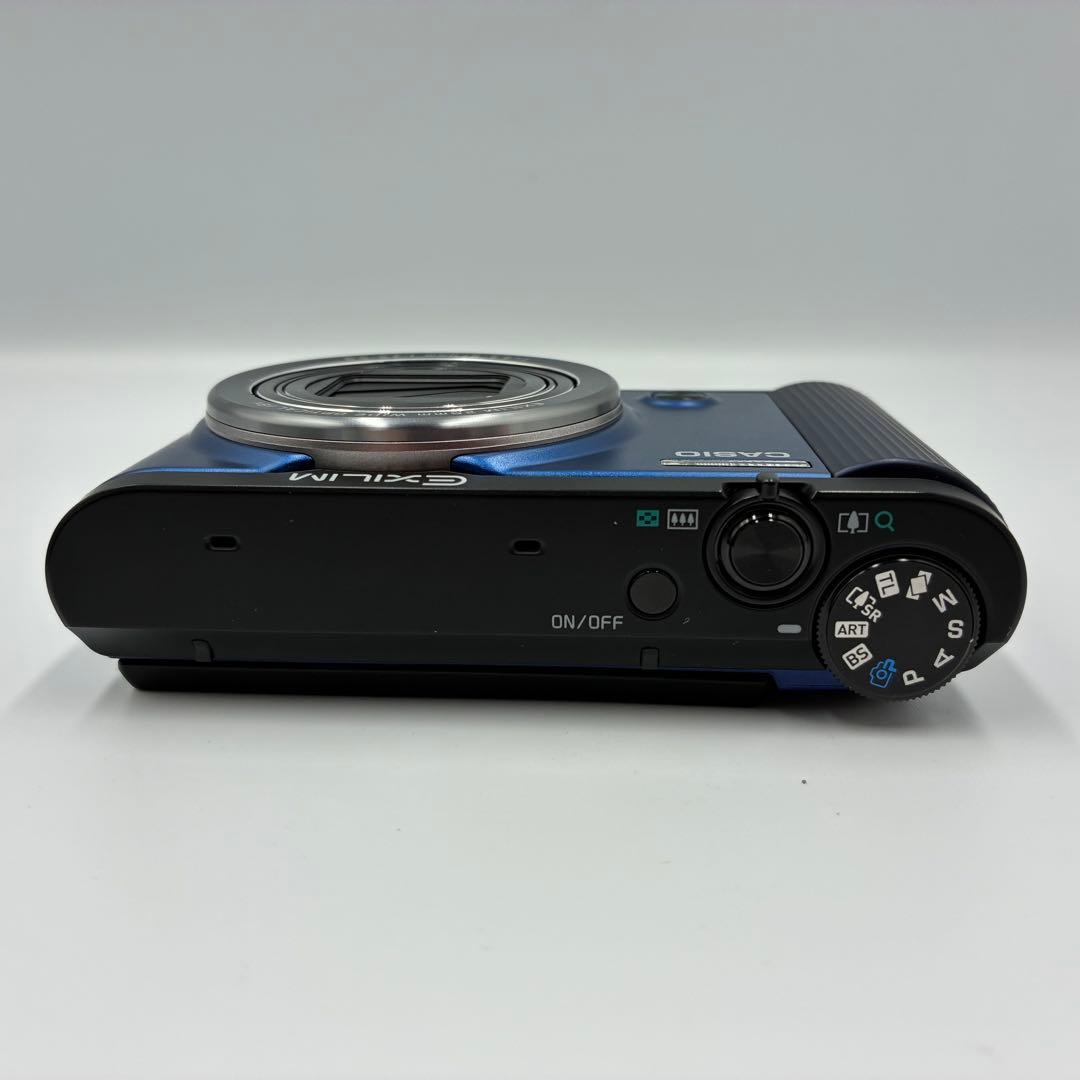 美品★ CASIO EXILIM EX-ZR1600 ブルー デジタルカメラ