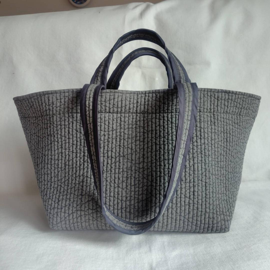 ☆トートバッグ Wハンドル☆ ベージュ ヌビバッグ