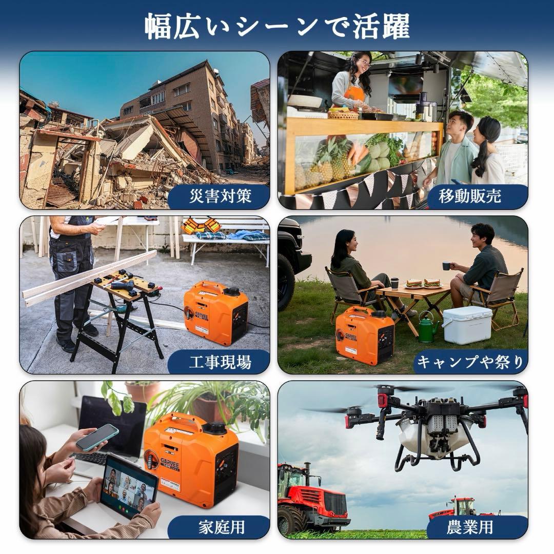 発電機 最大出力1200W インバーター 家庭用 非常用電源 ポータブル電源