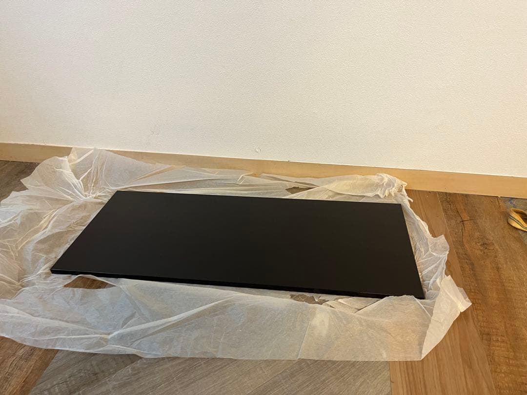美品 茶道具 輪島塗 黒真塗 長板 炉用 風炉用 壱双 共箱 木製漆器