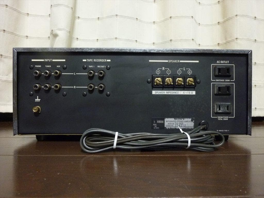 SONY ソニー プリメインアンプ TA-1630 修理済 全機能動作 概美品
