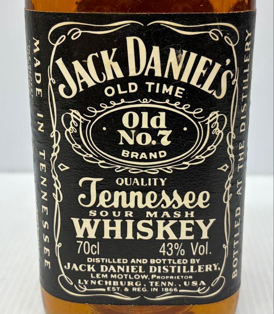 【未開栓】ジャックダニエル 旧ボトル 700ml 43% 古酒 オールドボトル