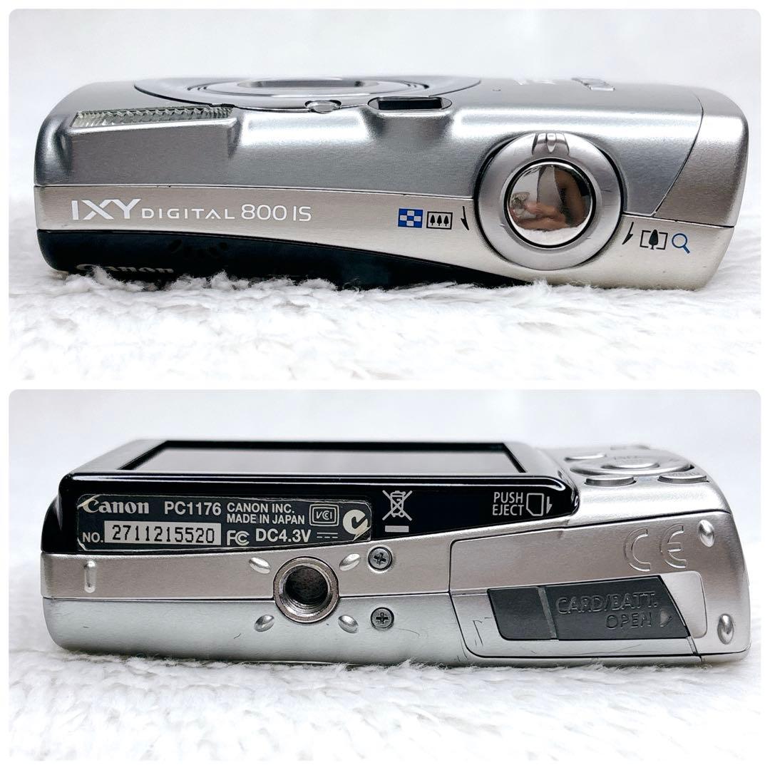 Canon IXY 800 IS デジタルカメラ 動作確認済　充電池2個付