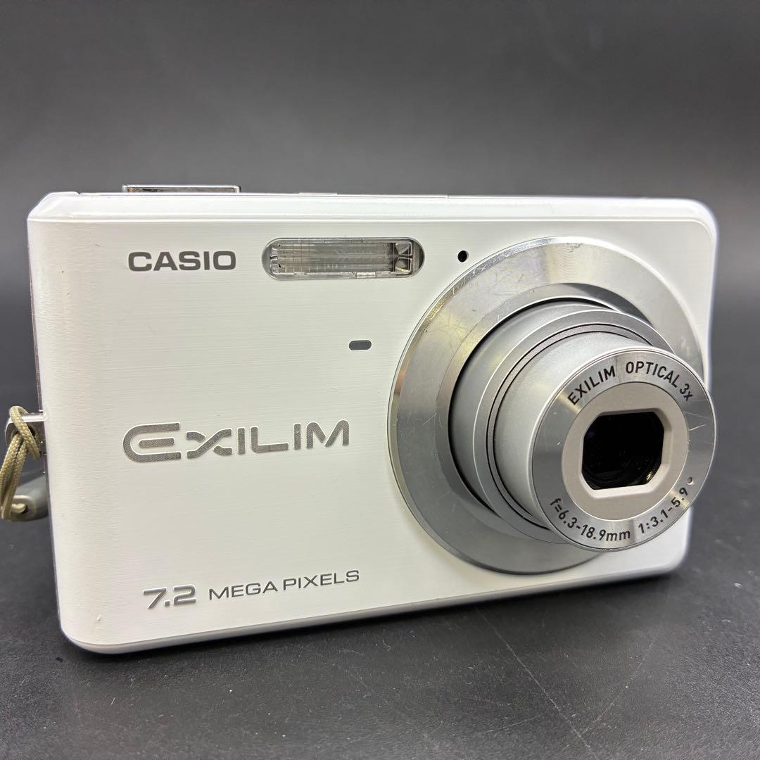 【動作OK】CASIO EXILIM EX-Z77 ホワイト カシオ　デジカメ