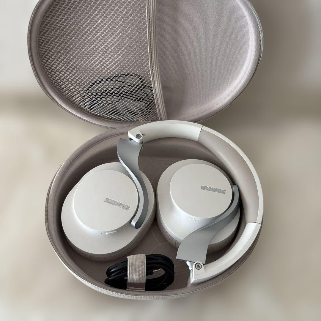 SHURE ワイヤレスヘッドホンaonic40 ホワイト