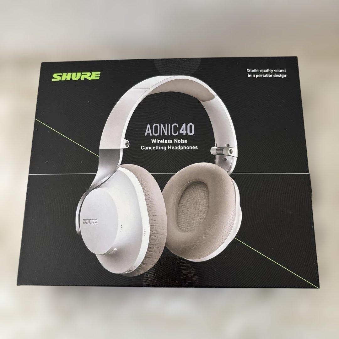 SHURE ワイヤレスヘッドホンaonic40 ホワイト