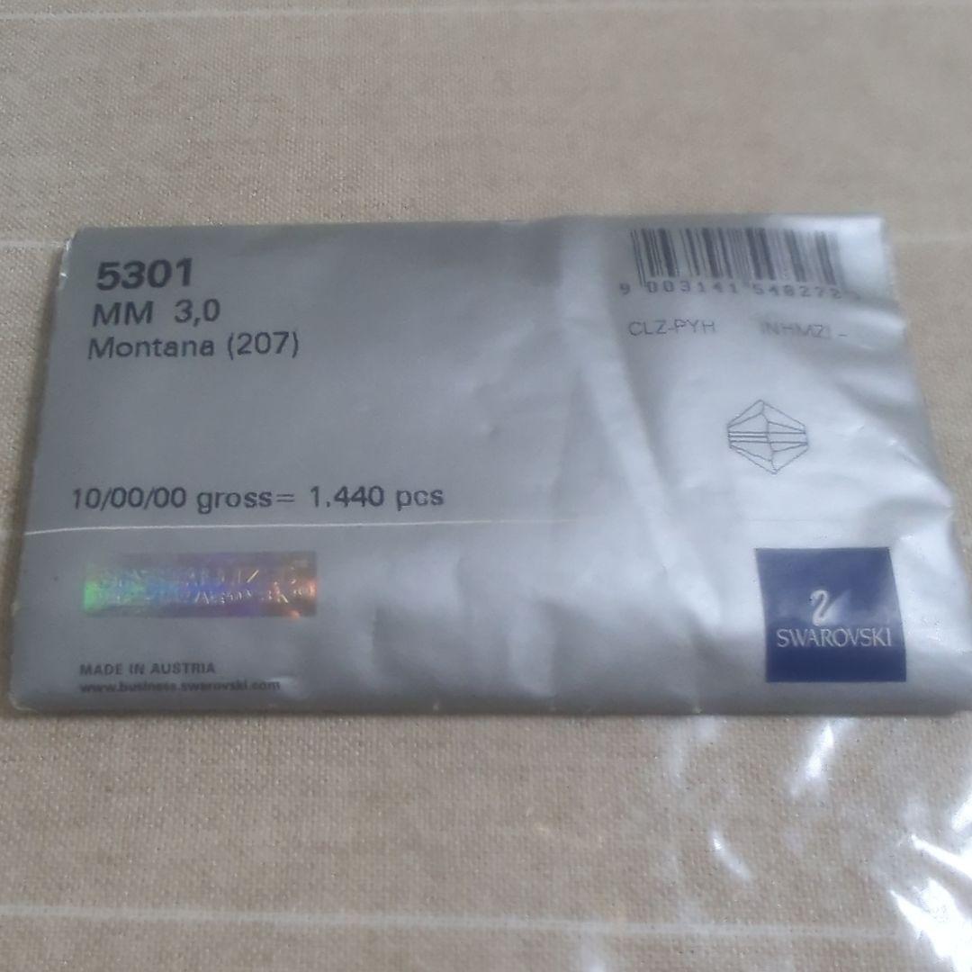 スワロフスキー ソロバン3mm モンタナ 1440個