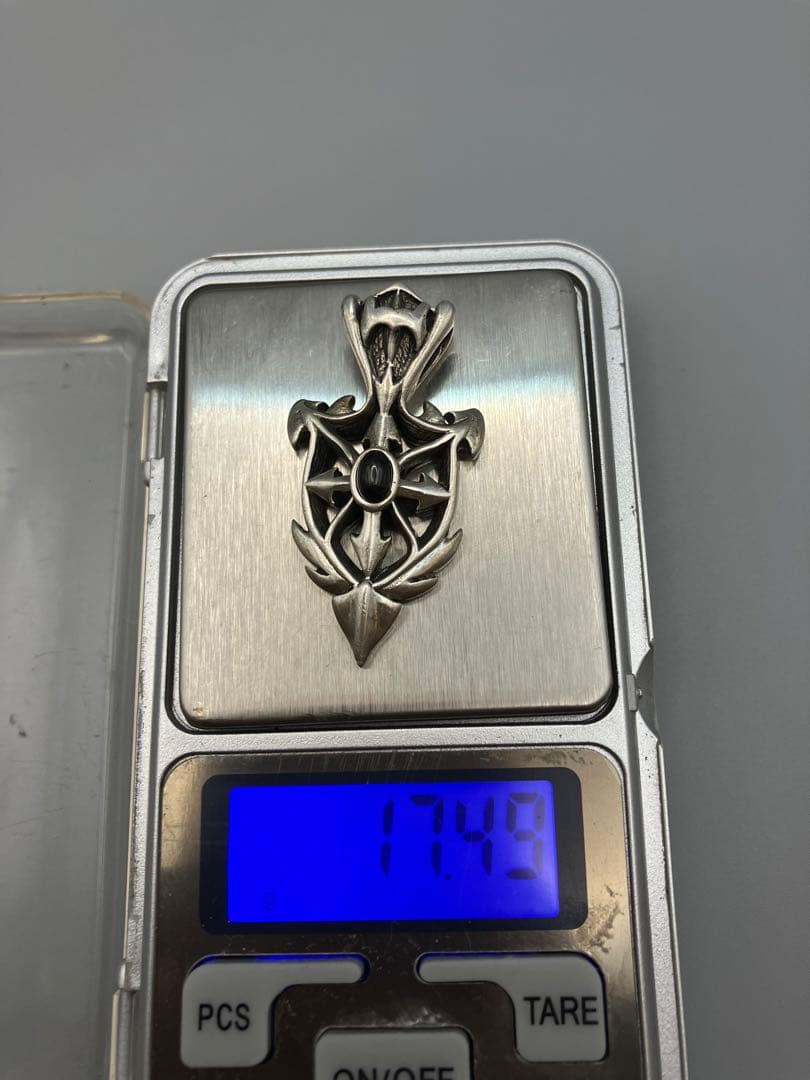 925 オニキス　ペンダント　ネックレストップ　メンズ
