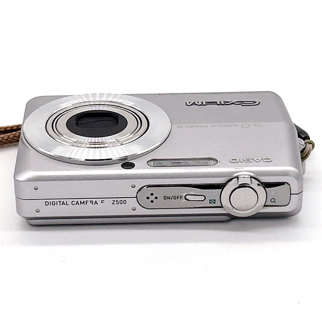 動作確認済　CASIO EXILIM EX-Z500 シルバー　コンデジ