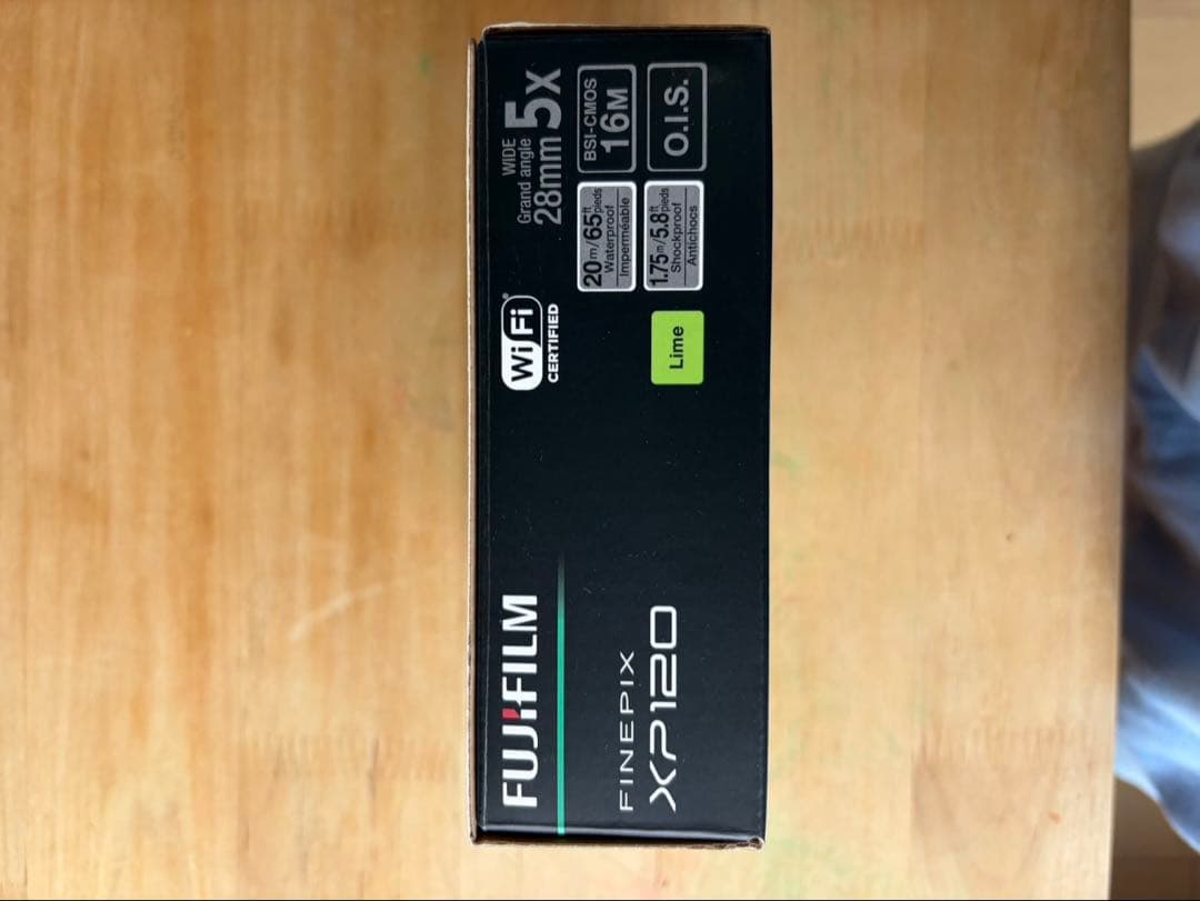 【美品】FUJIFILM FinePix XP120 ライム 防水・耐衝撃