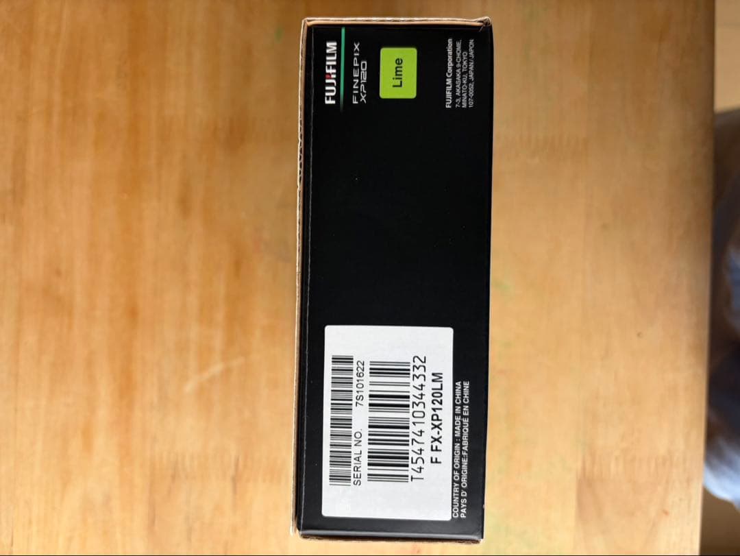 【美品】FUJIFILM FinePix XP120 ライム 防水・耐衝撃