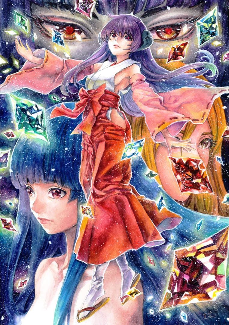 手描き同人イラスト『神の輪廻』ひぐらしのなく頃に