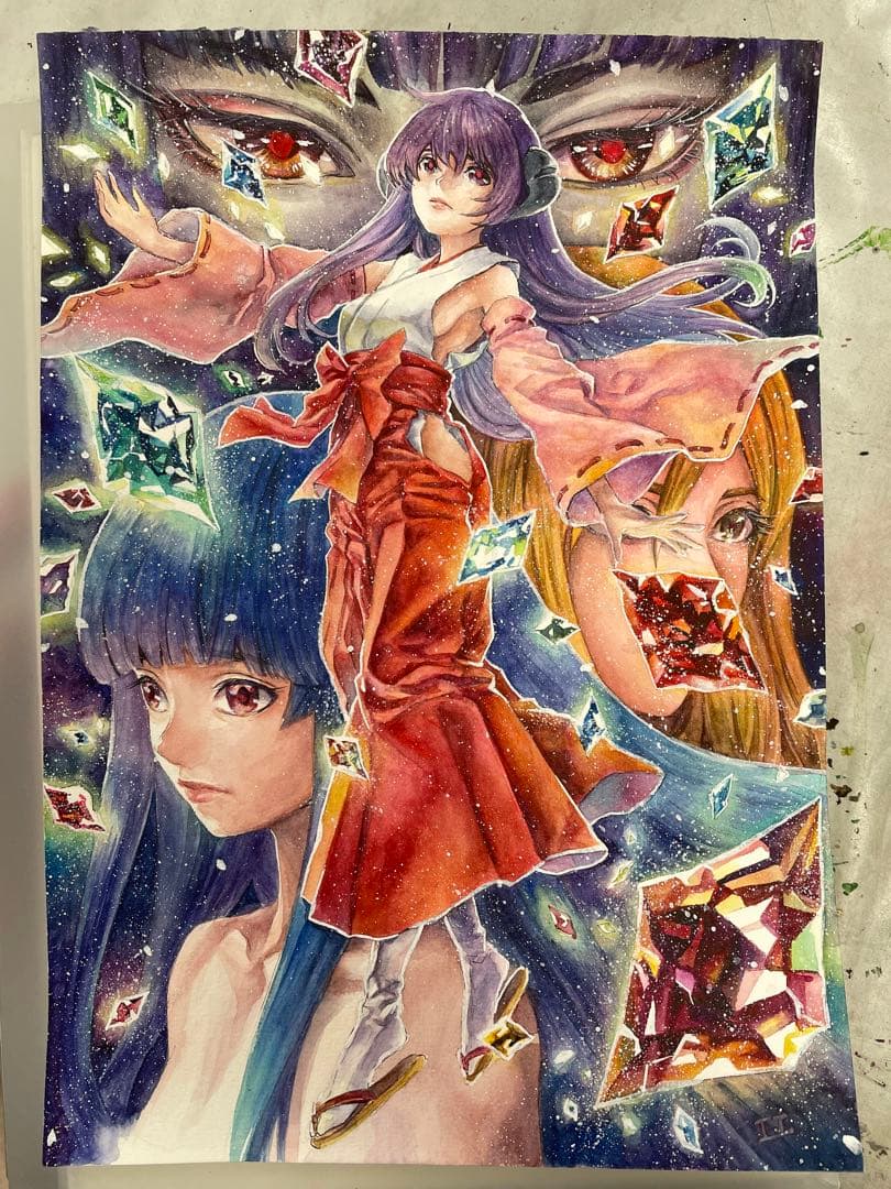 手描き同人イラスト『神の輪廻』ひぐらしのなく頃に