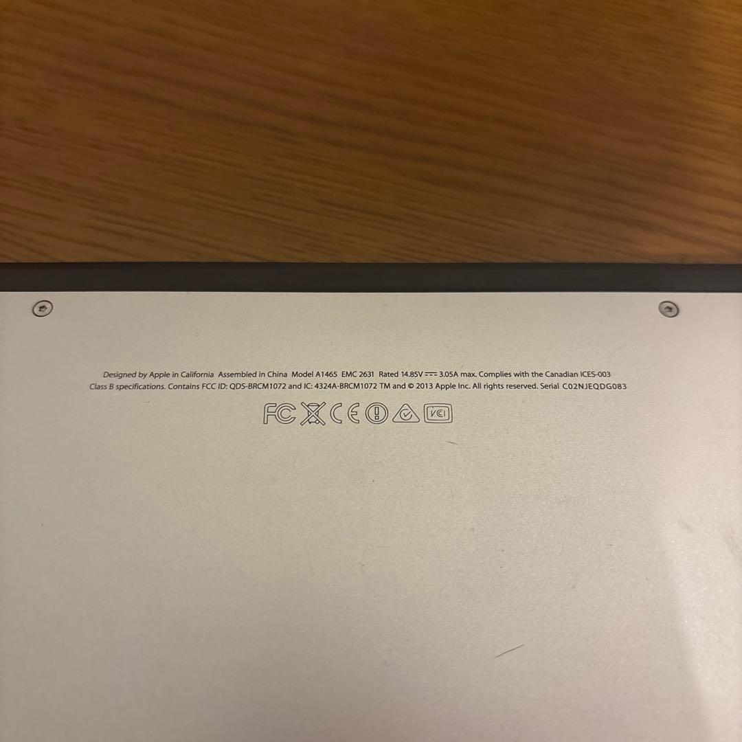 MacBook本体 Apple MacBook Air (11-inch, Early 2014)