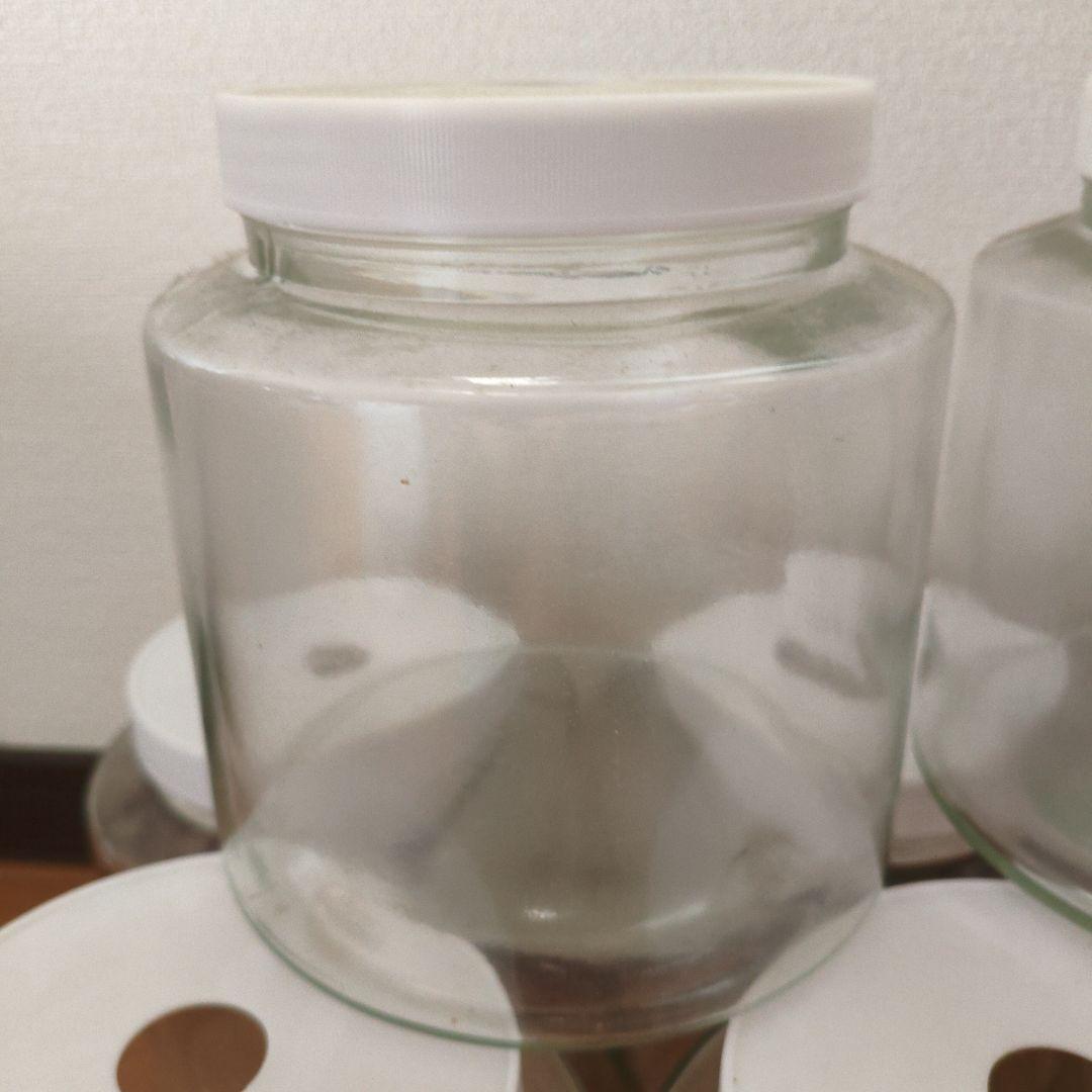 値下げ交渉ガラス瓶　ガラスボトル　3L　9本セット　菌糸びん　菌糸ビン　クワガタ