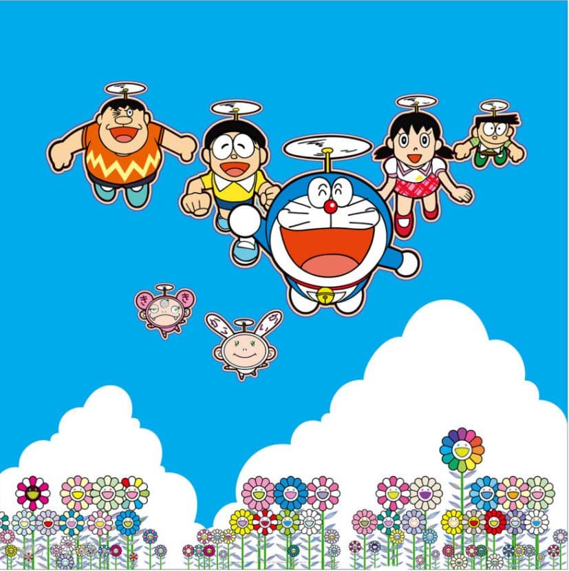 てつ様　村上隆 ドラえもんの日常 ED1000 ポスター 納品書付。